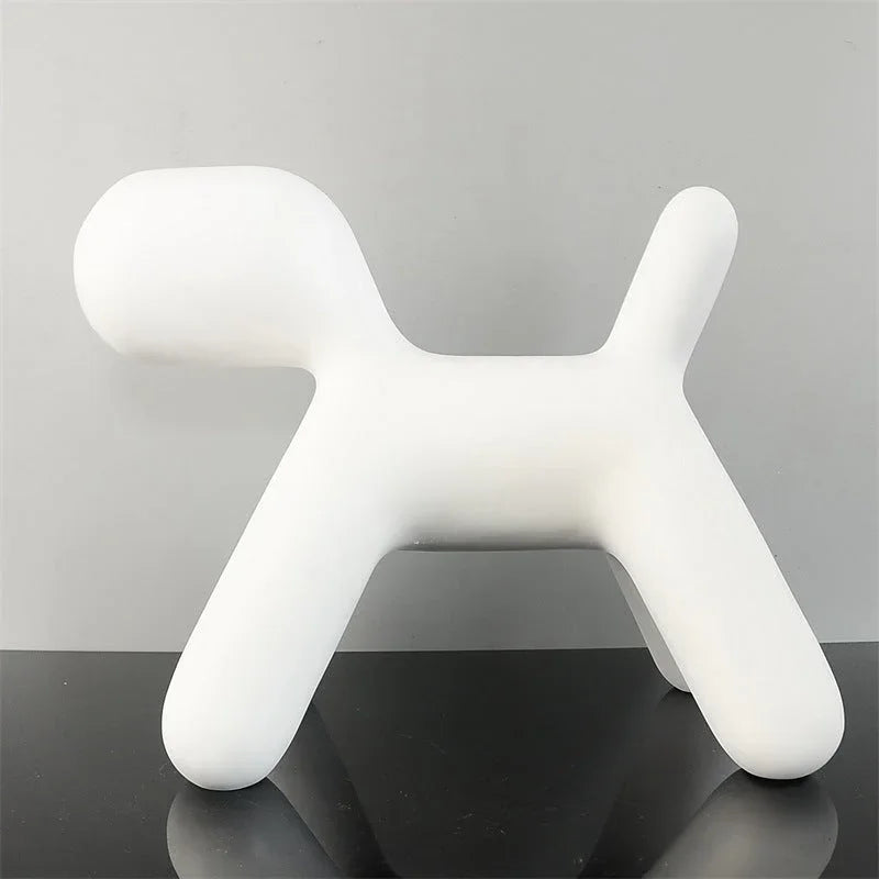Resin Creative Balloon Abstract Dog Ornament - www.Shopthatapp.com
