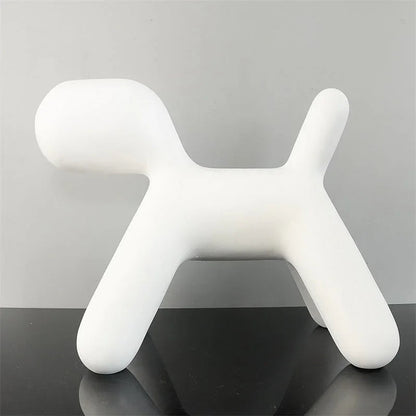 Resin Creative Balloon Abstract Dog Ornament - www.Shopthatapp.com