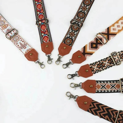 Retro Bag Strap Crossbody Bag Adjustable Replacement Guitar Strap - www.Shopthatapp.com #