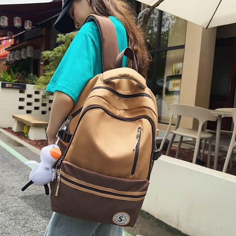Retro Contrast Color Casual Backpack For Women - www.Shopthatapp.com #