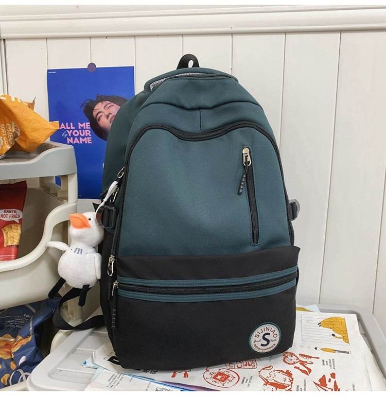 Retro Contrast Color Casual Backpack For Women - www.Shopthatapp.com #