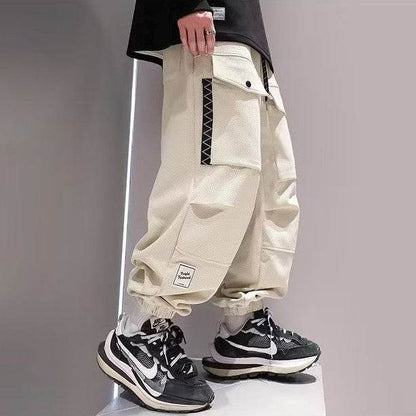 Retro Loose Tapered Men's Overalls Baggy Cargo Pant - www.Shopthatapp.com #