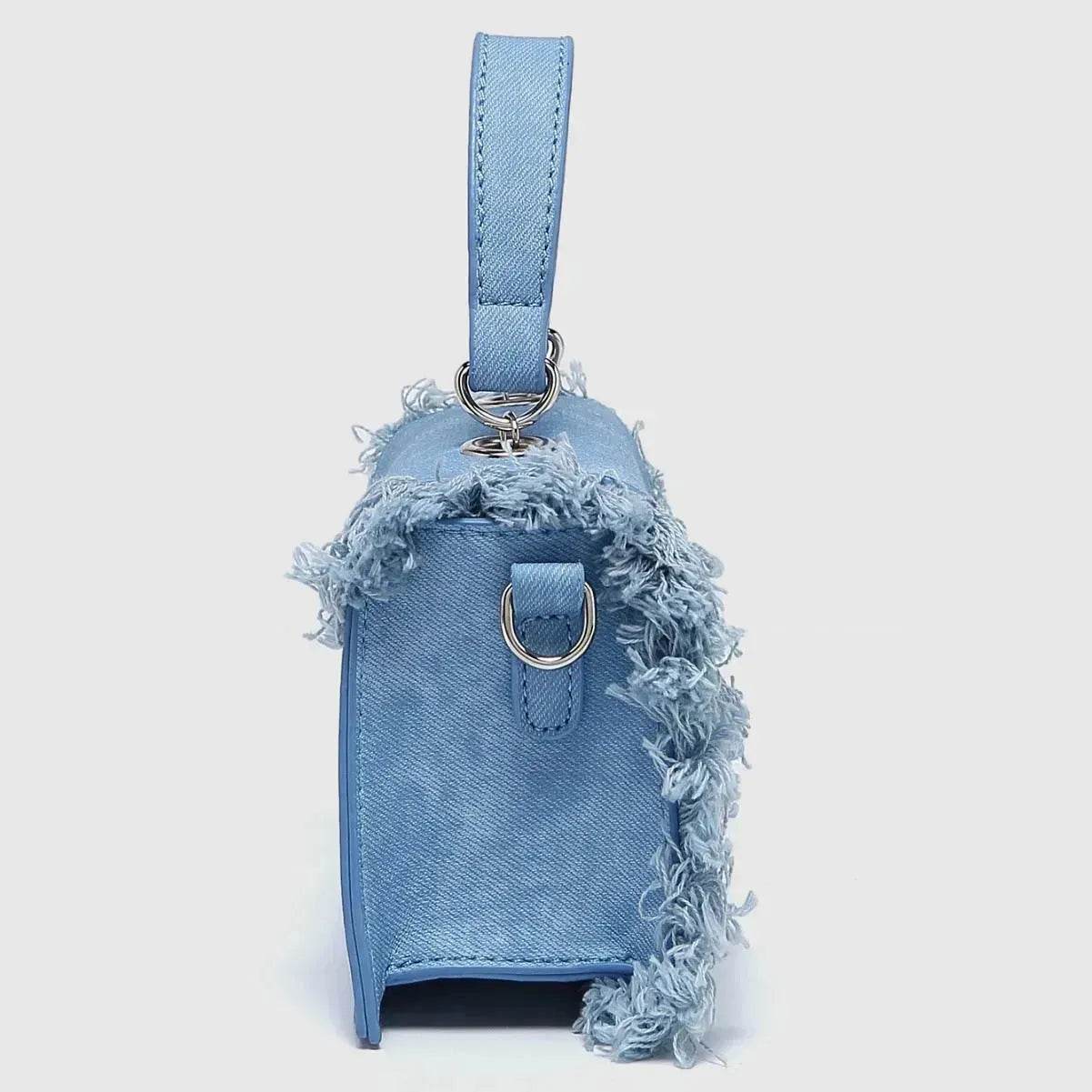 Retro Tassel Bag Denim Mini Crossbody denim bag - www.Shopthatapp.com #