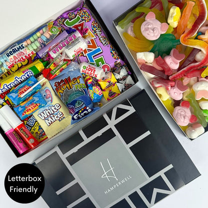 Retro Candy Letterbox Gift Hamper-Food and beverage-www.Shopthatapp.com-HamperWell