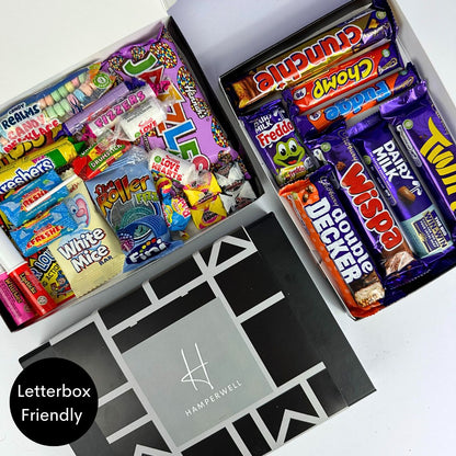 Retro Candy Letterbox Gift Hamper-Food and beverage-www.Shopthatapp.com-HamperWell