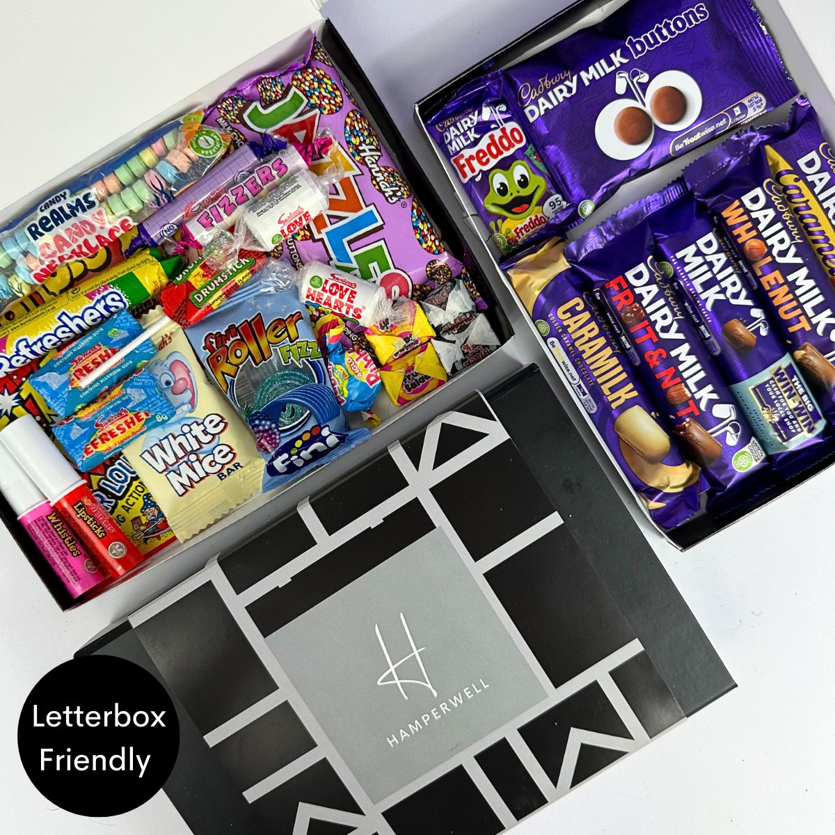 Retro Candy Letterbox Gift Hamper-Food and beverage-www.Shopthatapp.com-HamperWell