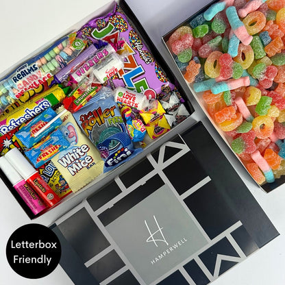 Retro Candy Letterbox Gift Hamper-Food and beverage-www.Shopthatapp.com-HamperWell