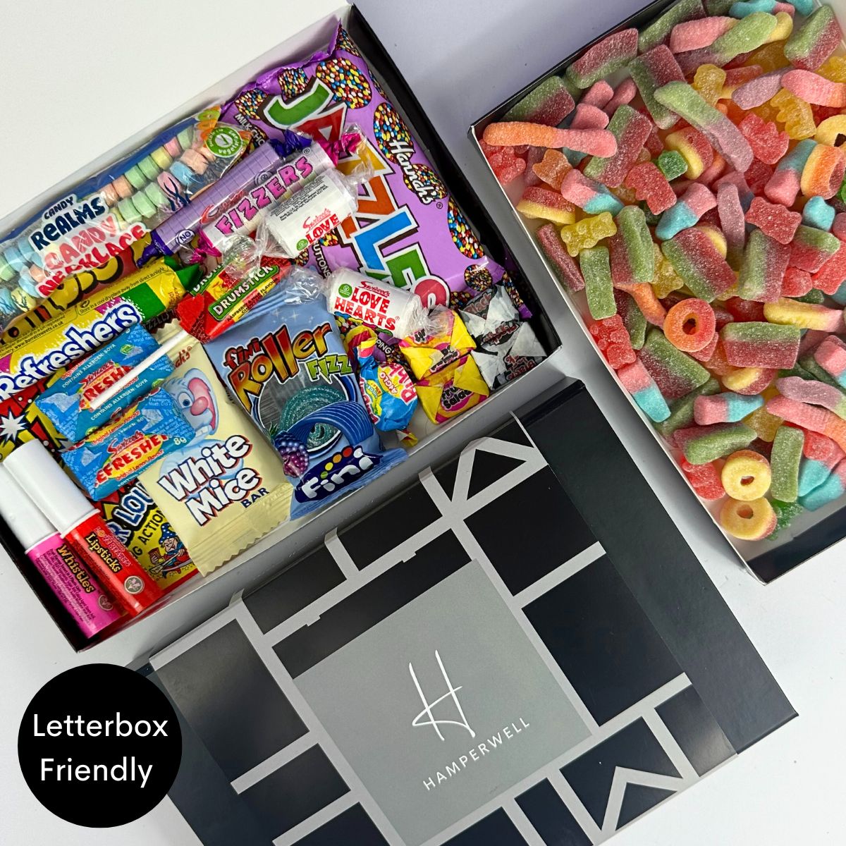 Retro Candy Letterbox Gift Hamper-Food and beverage-www.Shopthatapp.com-HamperWell