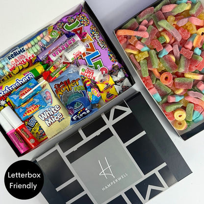 Retro Candy Letterbox Gift Hamper-Food and beverage-www.Shopthatapp.com-HamperWell