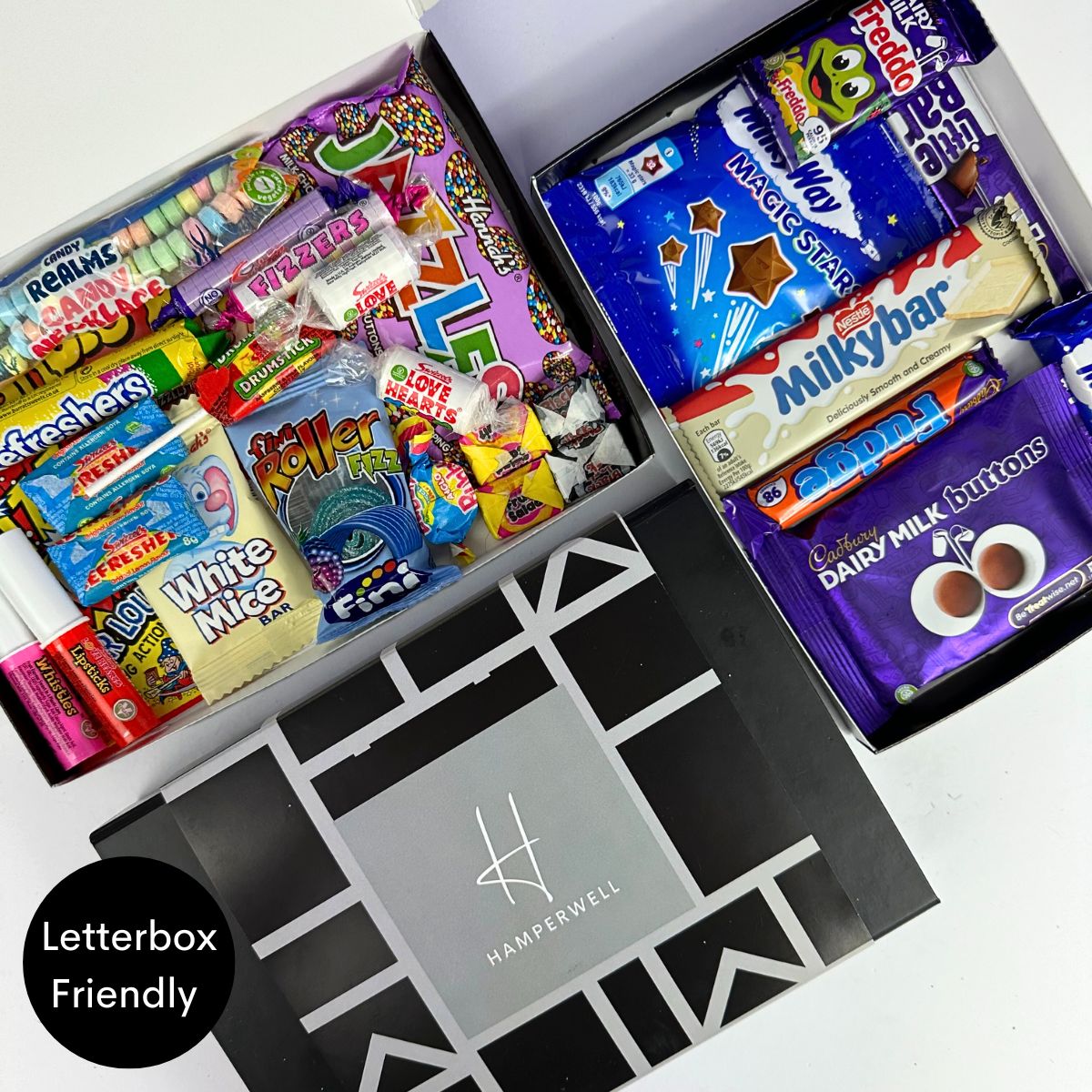 Retro Candy Letterbox Gift Hamper-Food and beverage-www.Shopthatapp.com-HamperWell