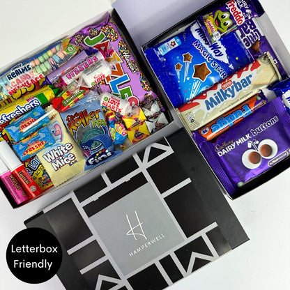 Retro Candy Letterbox Gift Hamper-Food and beverage-www.Shopthatapp.com-HamperWell