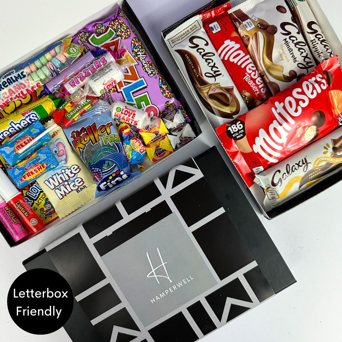 Retro Candy Letterbox Gift Hamper-Food and beverage-www.Shopthatapp.com-HamperWell