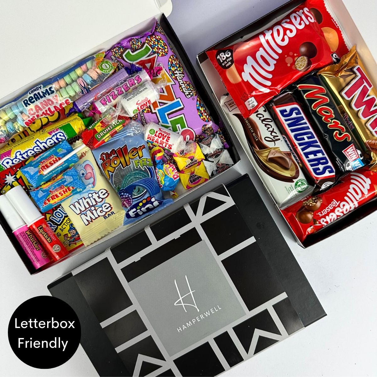 Retro Candy Letterbox Gift Hamper-Food and beverage-www.Shopthatapp.com-HamperWell