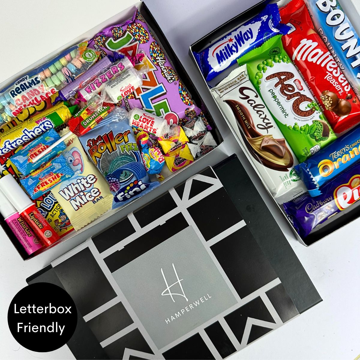 Retro Candy Letterbox Gift Hamper-Food and beverage-www.Shopthatapp.com-HamperWell