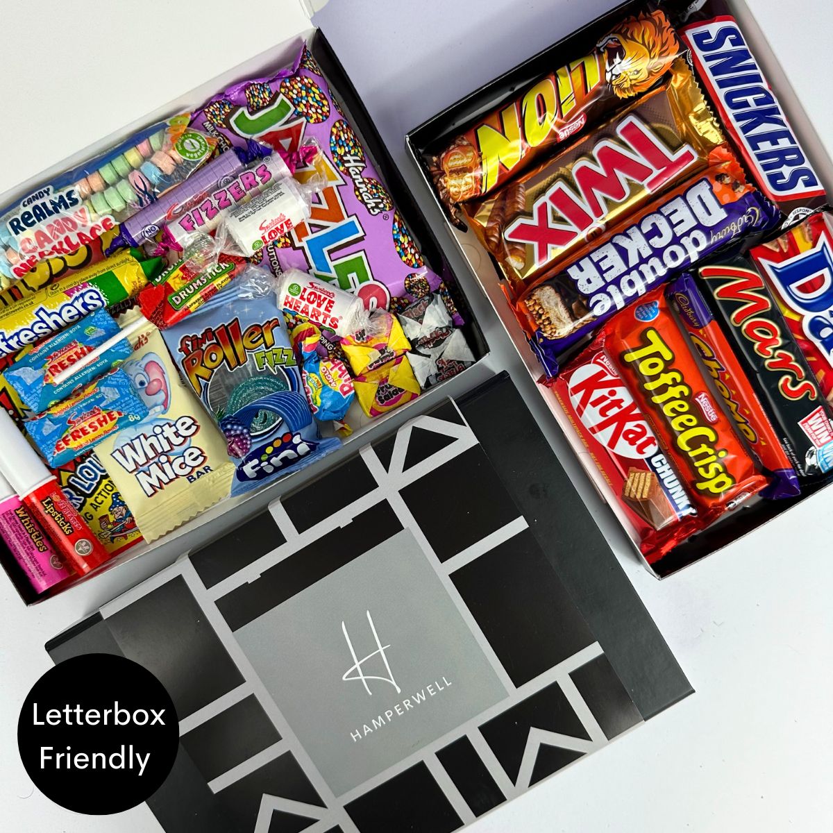 Retro Candy Letterbox Gift Hamper-Food and beverage-www.Shopthatapp.com-HamperWell
