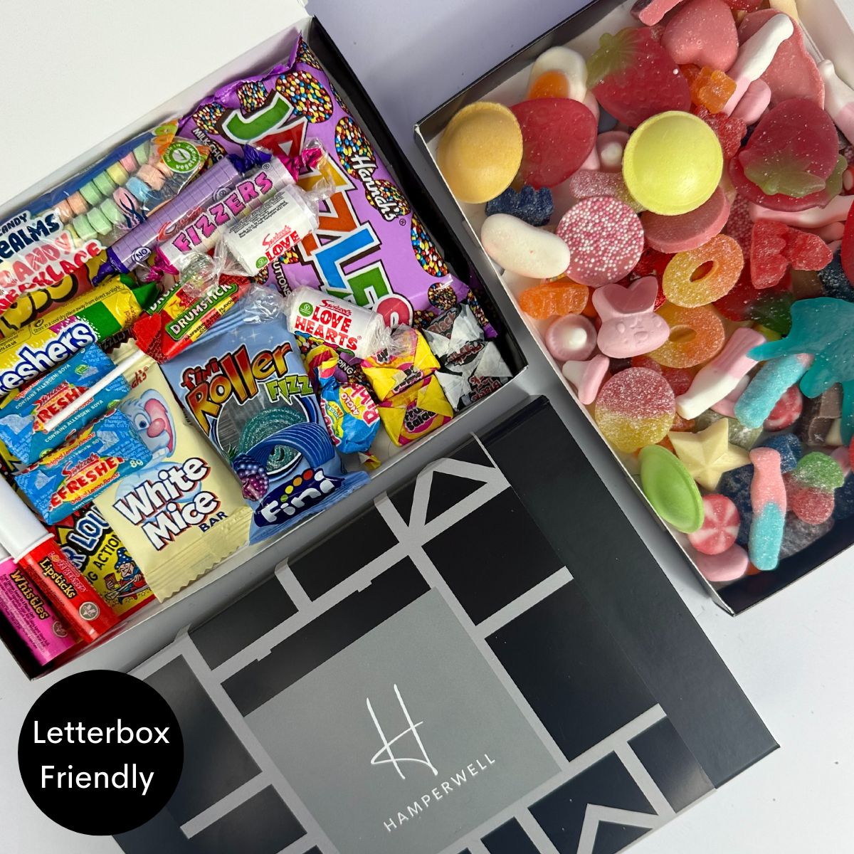Retro Candy Letterbox Gift Hamper-Food and beverage-www.Shopthatapp.com-HamperWell