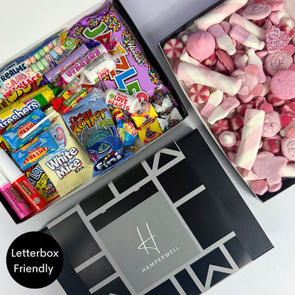 Retro Candy Letterbox Gift Hamper-Food and beverage-www.Shopthatapp.com-HamperWell