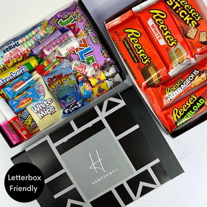 Retro Candy Letterbox Gift Hamper-Food and beverage-www.Shopthatapp.com-HamperWell