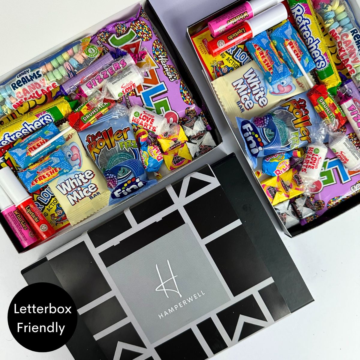 Retro Candy Letterbox Gift Hamper-Food and beverage-www.Shopthatapp.com-HamperWell