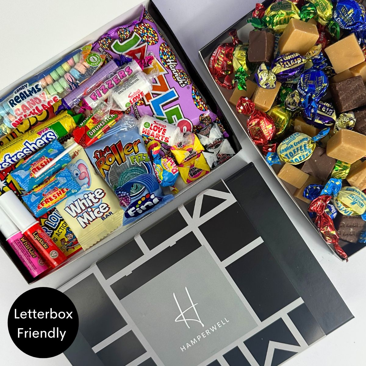 Retro Candy Letterbox Gift Hamper-Food and beverage-www.Shopthatapp.com-HamperWell