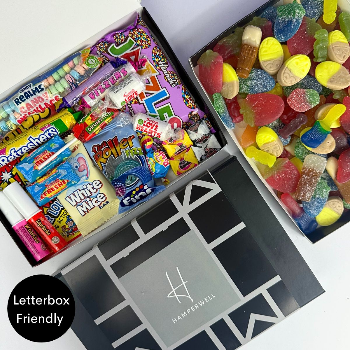 Retro Candy Letterbox Gift Hamper-Food and beverage-www.Shopthatapp.com-HamperWell