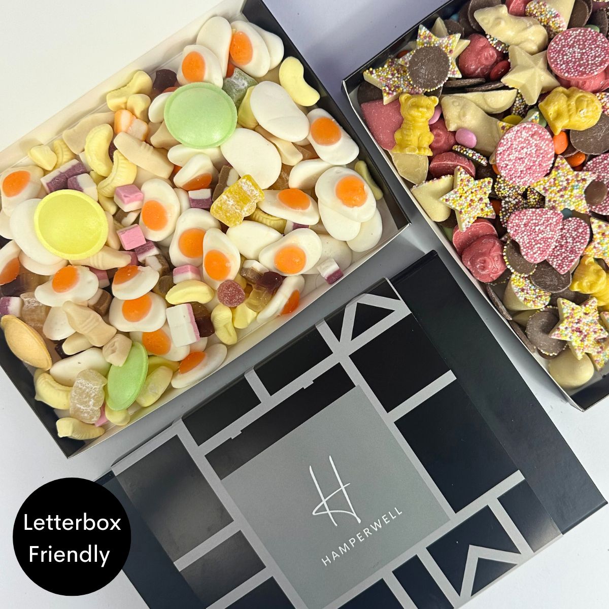 Retro Sweets Letterbox Gift Hamper-Food and beverage-www.Shopthatapp.com-HamperWell
