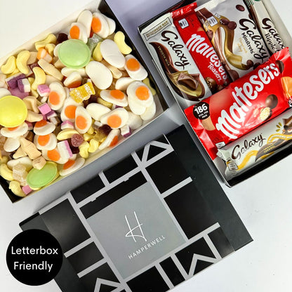 Retro Sweets Letterbox Gift Hamper-Food and beverage-www.Shopthatapp.com-HamperWell
