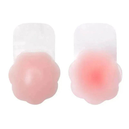 Reusable Self Adhesive Silicone Lift Up Breast Nipple Cover Bra Pad Invisible Breast Petals For Party Dress - www.Shopthatapp.com #