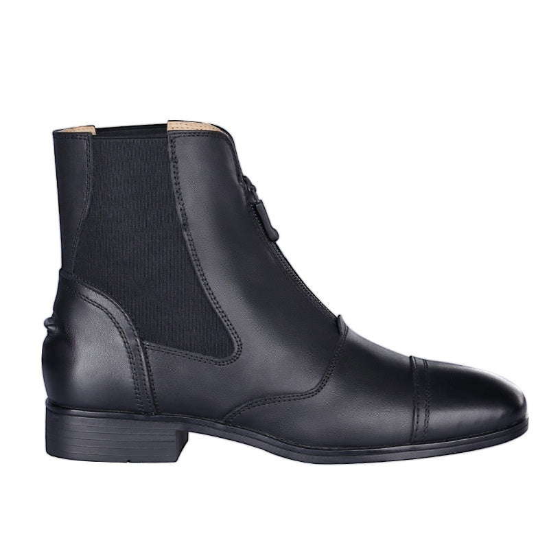 Riding Equestrian Cowhide Ankle Boots - www.Shopthatapp.com
