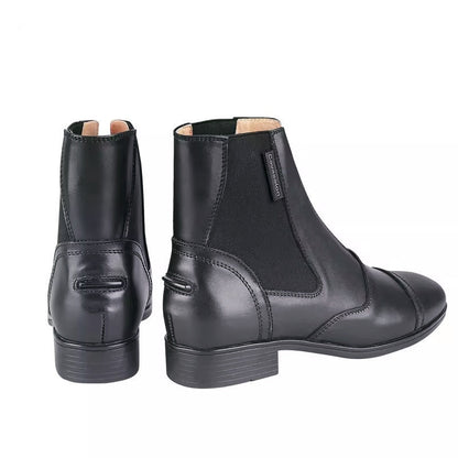 Riding Equestrian Cowhide Ankle Boots - www.Shopthatapp.com