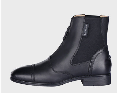 Riding Equestrian Cowhide Ankle Boots - www.Shopthatapp.com