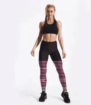 Rings Black Yoga Workout Leggings - www.Shopthatapp.com #