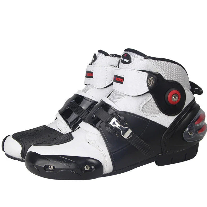 Road motorcycle riding shoes ankle boots - www.Shopthatapp.com