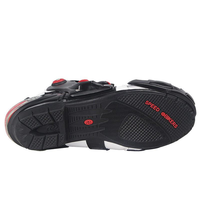 Road motorcycle riding shoes ankle boots - www.Shopthatapp.com