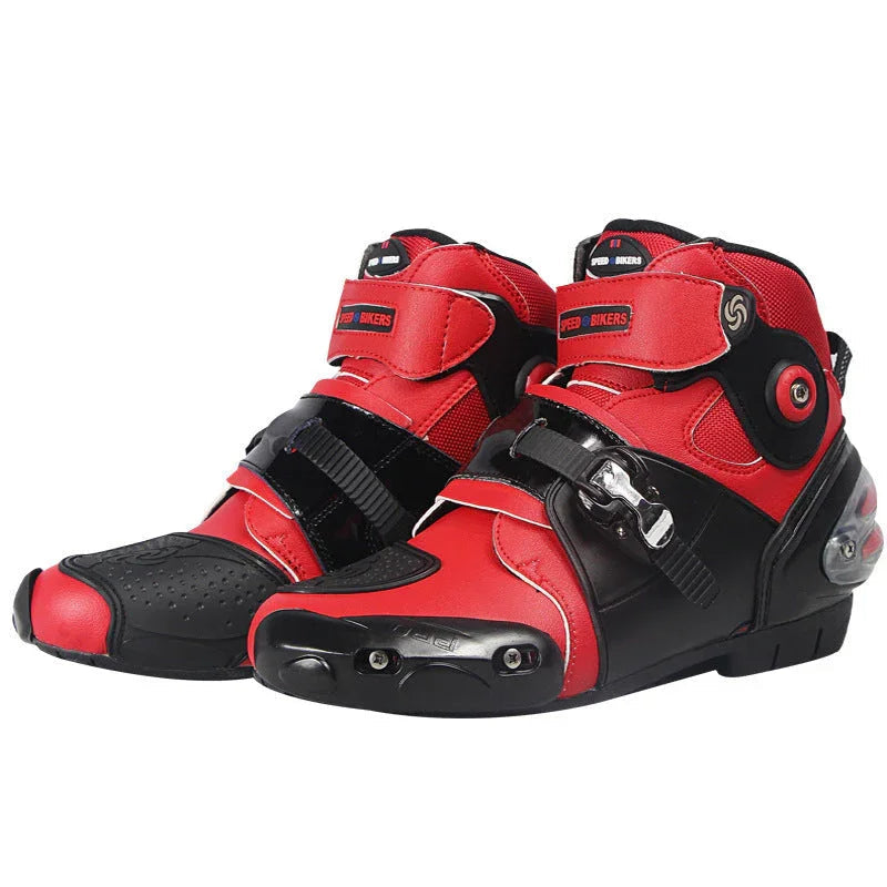 Road motorcycle riding shoes ankle boots - www.Shopthatapp.com