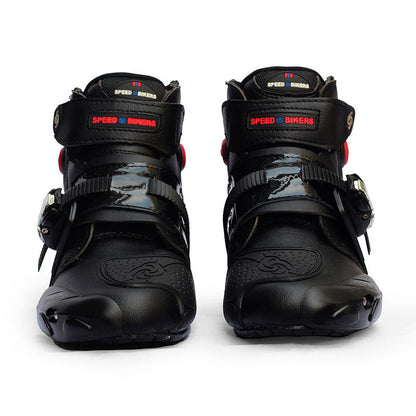 Road motorcycle riding shoes ankle boots - www.Shopthatapp.com