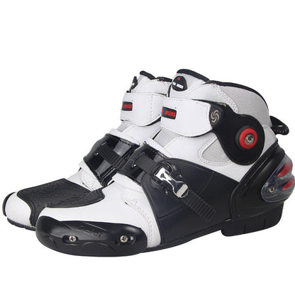 Road motorcycle riding shoes ankle boots - www.Shopthatapp.com