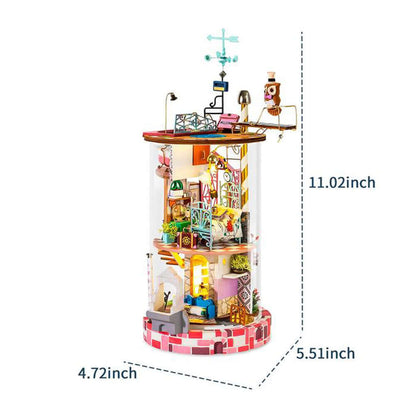 Kidstoylover - Robotime Rolife Bloomy House DIY Kit - www.Shopthatapp.com