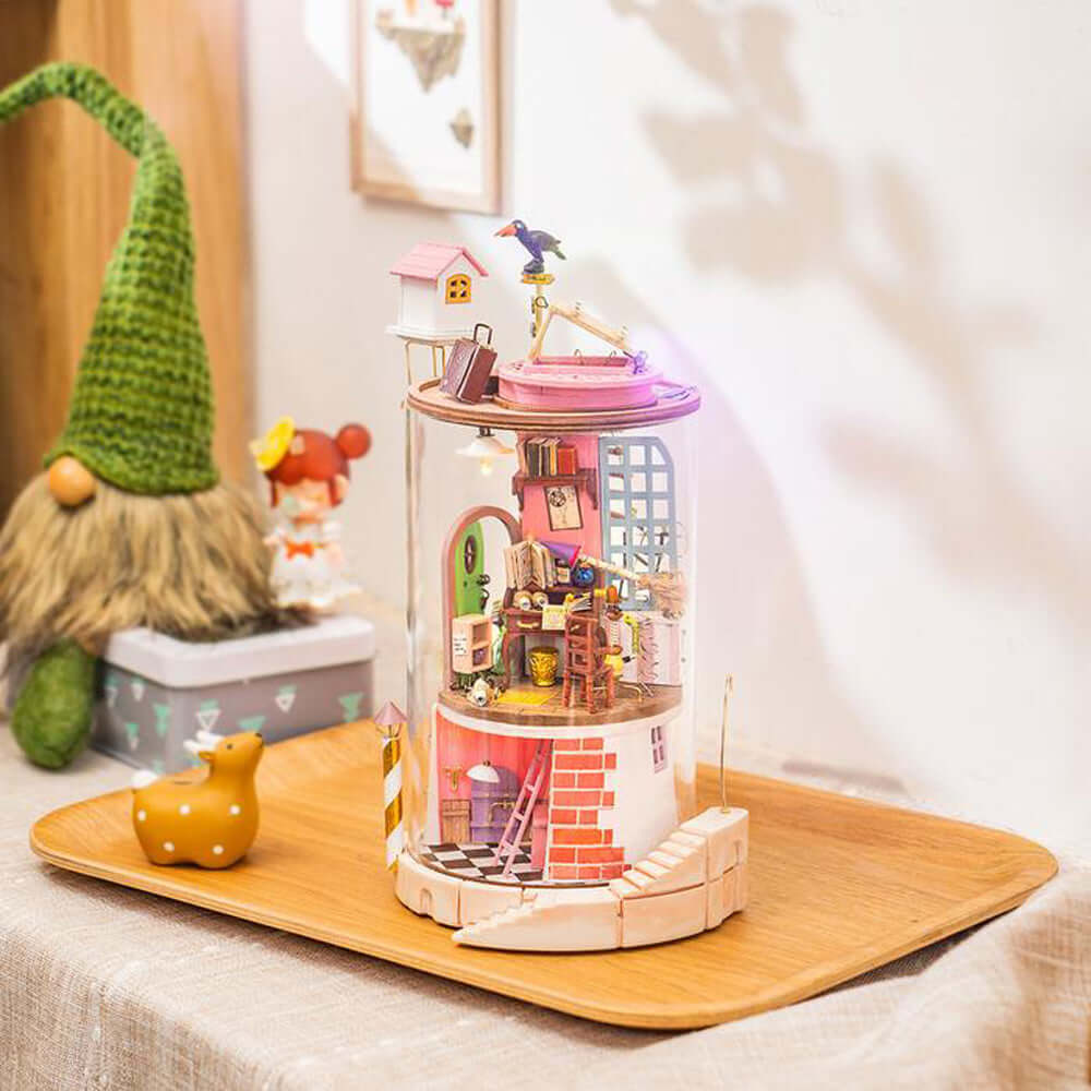 Kidstoylover Robotime DS003 Secluded Neighbour Dollhouse Kit - www.Shopthatapp.com