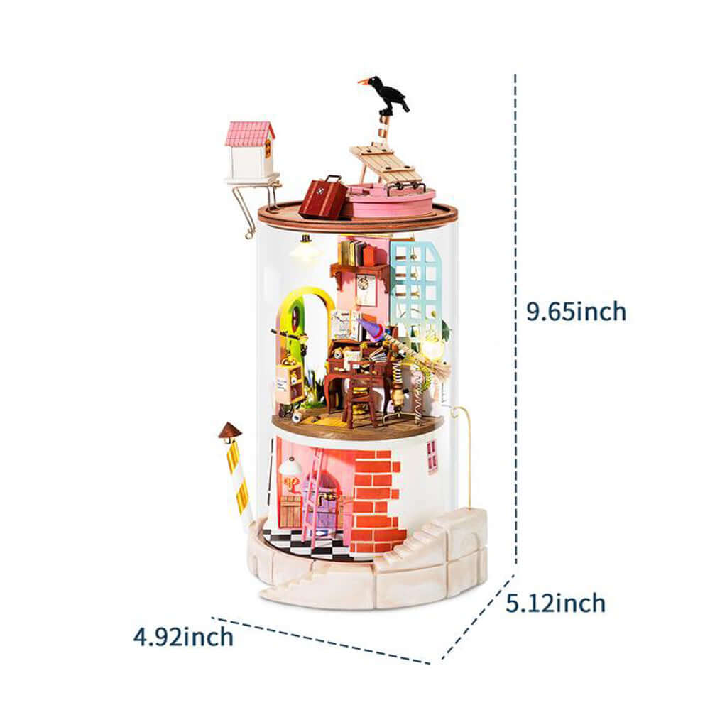 Kidstoylover Robotime DS003 Secluded Neighbour Dollhouse Kit - www.Shopthatapp.com