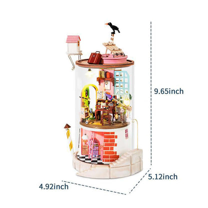 Kidstoylover Robotime DS003 Secluded Neighbour Dollhouse Kit - www.Shopthatapp.com