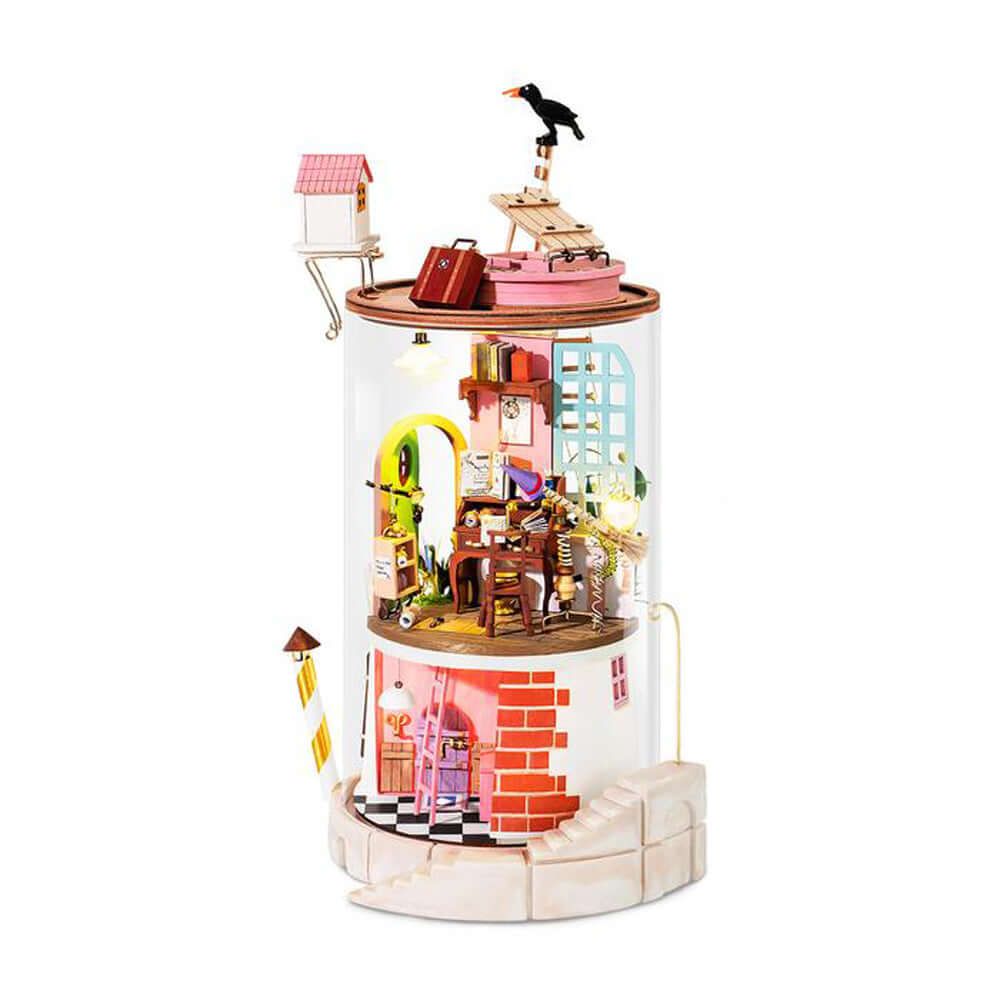 Kidstoylover Robotime DS003 Secluded Neighbour Dollhouse Kit - www.Shopthatapp.com