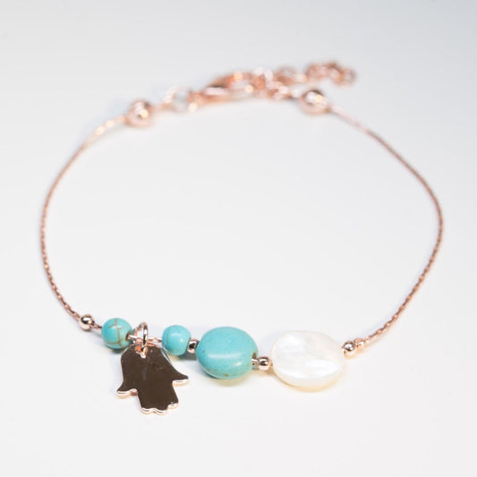 Bracelets à breloques pour femmes - Or rose