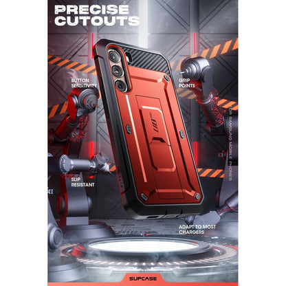 Coque robuste Unicorn Beetle PRO pour Galaxy S23 - Rouge métallisé