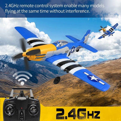 P51D Mustang EPP Warbird RC Glider - Durable, Beginner-Friendly - www.Shopthatapp.com