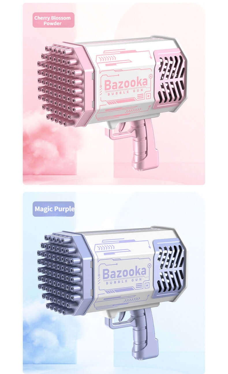 69-Hole Bubble Gun Rocket - Automatic Blower with Lights for Kids | Perfect Gift - www.Shopthatapp.com