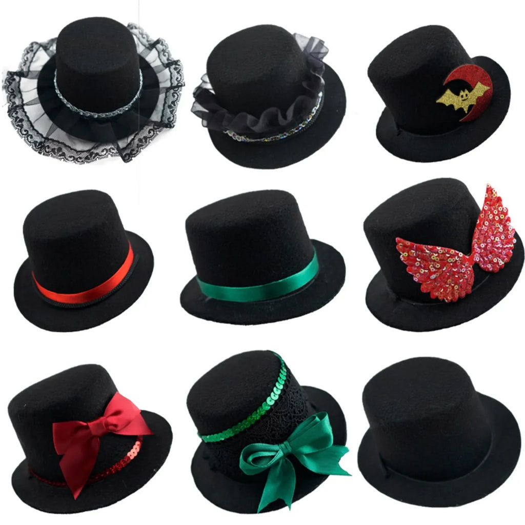 Festival Dog Hat Dogs Cat Wedding Party Gentleman Hats Caps For Puppy Kitten Headwear Pet Halloween Photo Prop Top Hat Accessory - www.Shopthatapp.com
