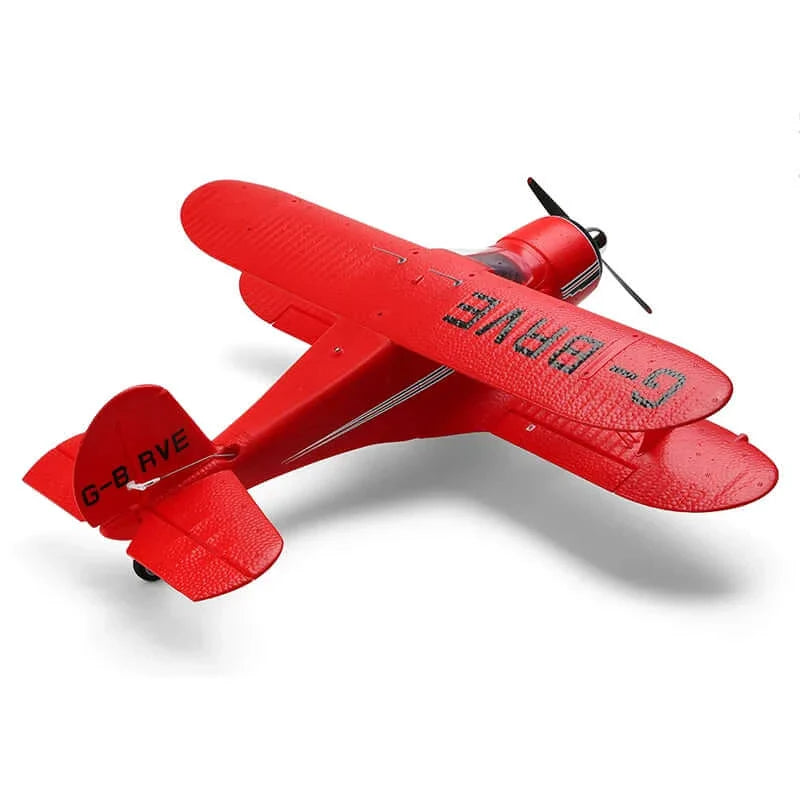 2024 WLtoys A300-Beech D17S EPP 4CH RC Biplane: LED, 3D/6G Gyro, Brushless - www.Shopthatapp.com