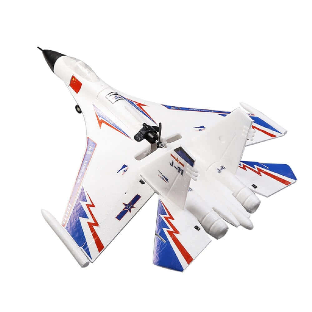 RC Foam J11 Fighter Plane with GPS, 2.4G 6Ch, 2000m Range, Smart Balance Glider Toy - www.Shopthatapp.com