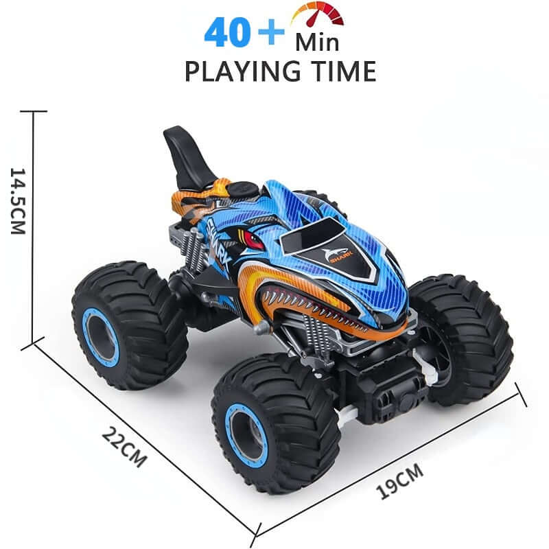 KidsToyLover 2.4G Monster RC Truck - Light, Sound & Spray Stunt Car | Ideal Gift - www.Shopthatapp.com